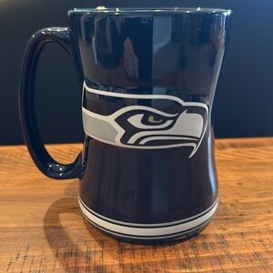 Seattle Seahawks Sculpted Relief Coffee Mug NWT Boelter Brands 14 oz